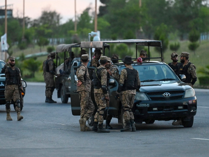 Lực lượng binh sỹ Pakistan. (Ảnh: AFP/TTXVN)