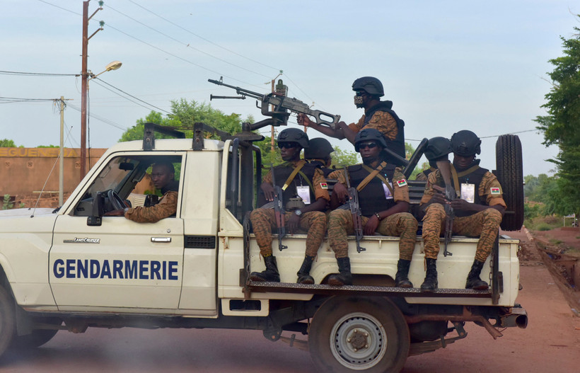 Binh sỹ Burkina Faso. (Ảnh: AFP/TTXVN)