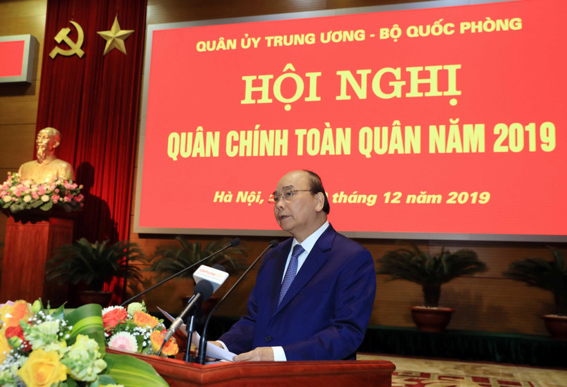 Thủ tướng Nguyễn Xuân Phúc phát biểu. (Ảnh: Thống Nhất/TTXVN)