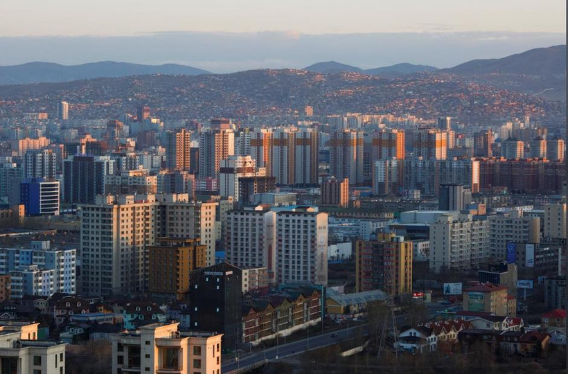 Một góc thành phố Ulan Bator của Mông Cổ. (Nguồn: Reuters)