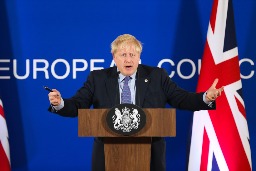 Thủ tướng Anh Boris Johnson. (Ảnh: THX/ TTXVN)