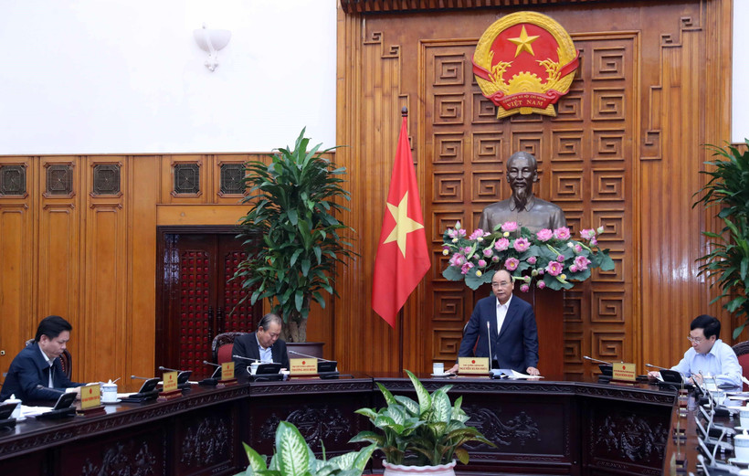 Thủ tướng Nguyễn Xuân Phúc phát biểu. (Ảnh: Thống Nhất/TTXVN)