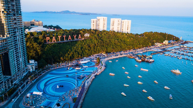 Điểm du lịch Pattaya nổi tiếng của Thái Lan. (Ảnh: CTV/Vietnam+)