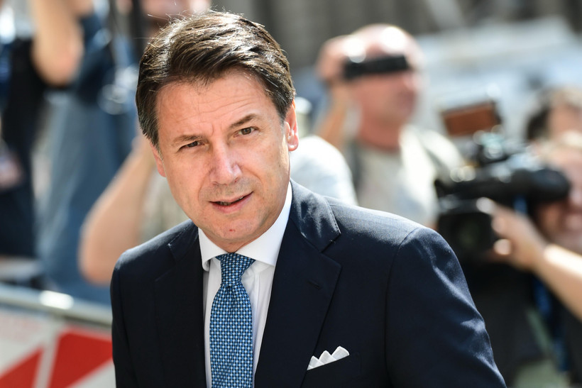 Thủ tướng Italy Giuseppe Conte tại Milan. (Ảnh: AFP/TTXVN)