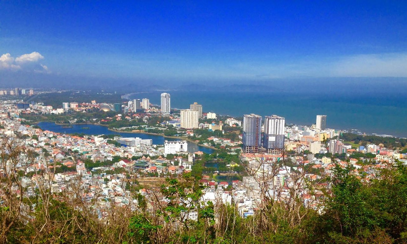 Thành phố Vũng Tàu - một điểm du lịch biển thu hút du khách trong dịp này. (Nguồn ảnh: Huyền Minh)