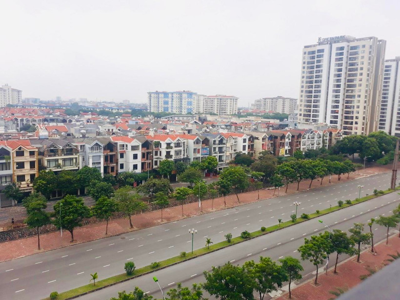 Dự án HanHomes Giang Biên (quận Long Biên, Hà Nội). (Ảnh: Minh Nghĩa/TTXVN)