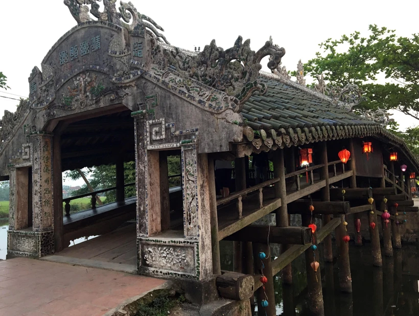 Cầu ngói Thanh Toàn. (Ảnh: Quốc Việt/TTXVN)