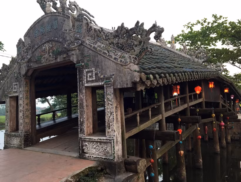 Cầu ngói Thanh Toàn. (Ảnh: Quốc Việt/TTXVN)