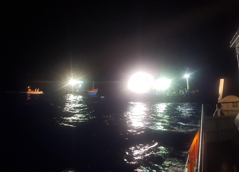 Cứu nạn tàu cá gặp nạn trên biển. Ảnh minh họa. (Nguồn: Xuân Nguyên/TTXVN)