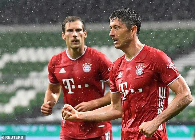 Lewandowski ghi bàn thắng duy nhất giúp Bayern vô địch sớm 2 vòng đấu.