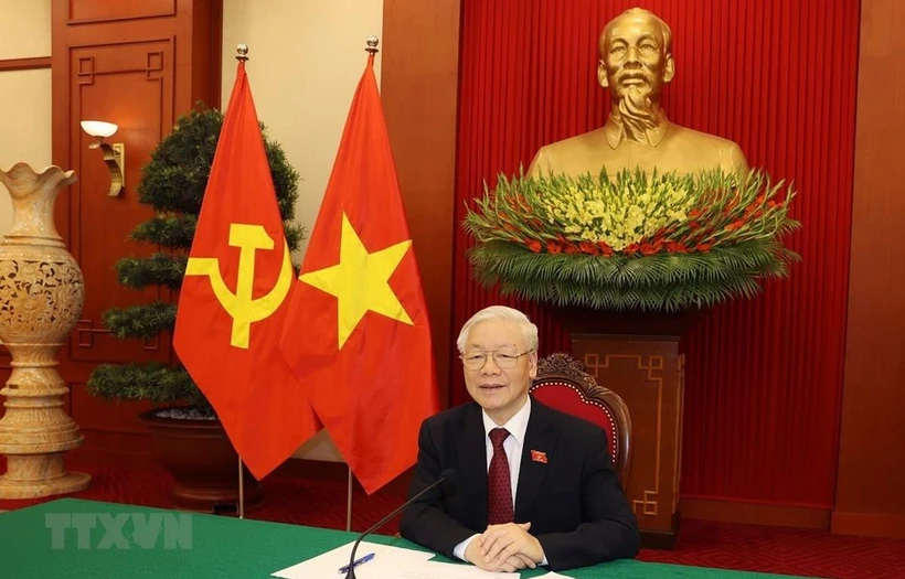 Tổng Bí thư Nguyễn Phú Trọng. (Ảnh: Trí Dũng/TTXVN)