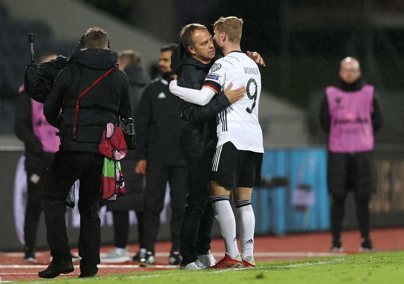 Flick liệu có giúp Werner trở thành trung phong đúng nghĩa ở tuyển Đức? (Nguồn: Getty Images)