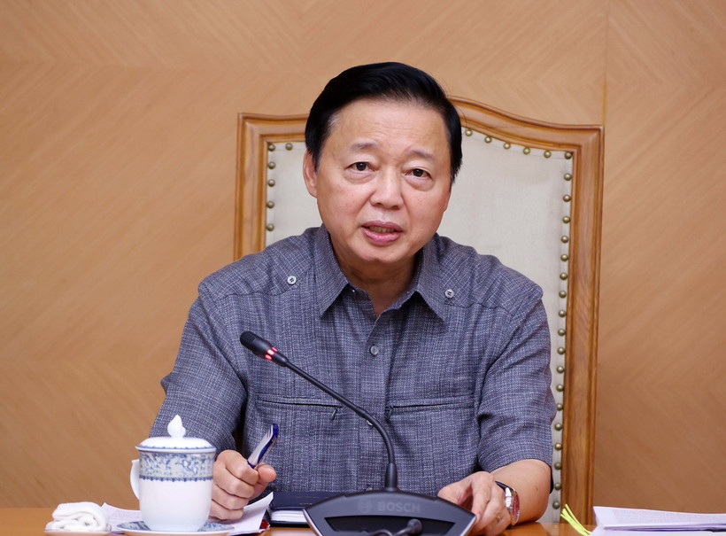 Phó Thủ tướng Trần Hồng Hà phát biểu chỉ đạo. (Ảnh: Văn Điệp/TTXVN)