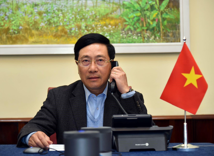 Phó Thủ tướng, Bộ trưởng Bộ Ngoại giao Phạm Bình Minh. (Ảnh: TTXVN phát)