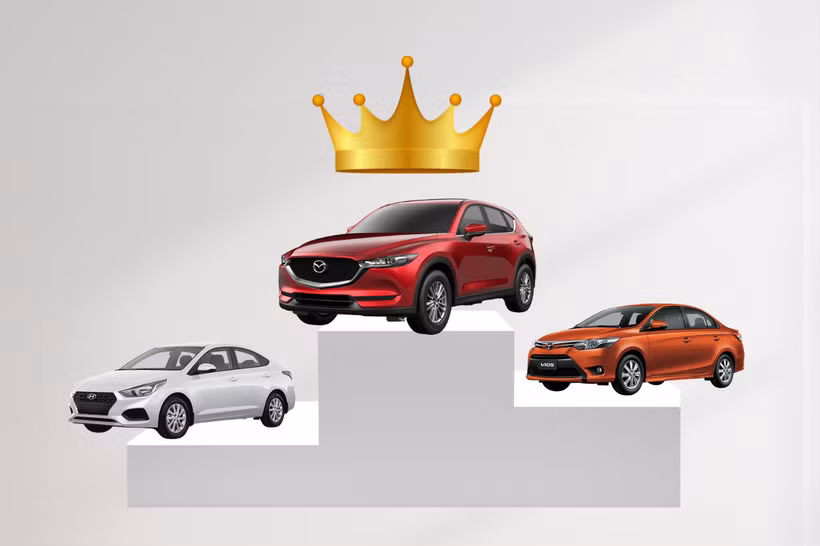Xe gầm cao đô thị chiếm ưu thế trong top 10 ôtô bán chạy nhất tháng 11/2023