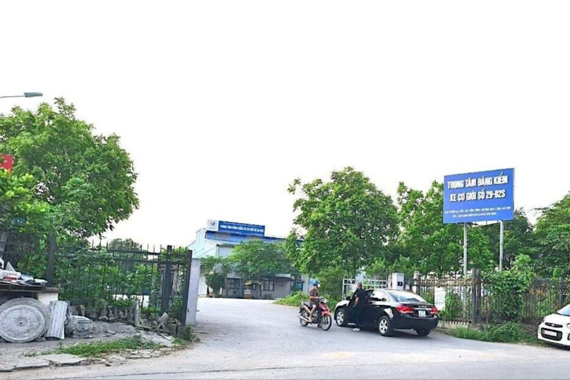 Trung tâm Đăng kiểm xe cơ giới 29.02S. (Nguồn: Báo Công lý)