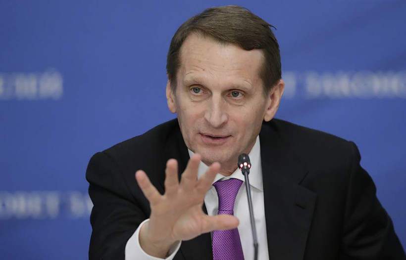 Giám đốc Cục Tình báo Đối ngoại Nga Sergei E. Naryshkin. (Ảnh: TASS/TTXVN)