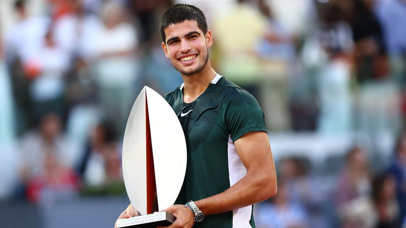 Carlos Alcaraz vô địch Madrid Open 2022. (Nguồn: eurosport)