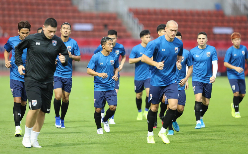 Thái Lan rất muốn thắng Indonesia, sau trận hòa Việt Nam. (Ảnh: Hoàng Linh/TTXVN)