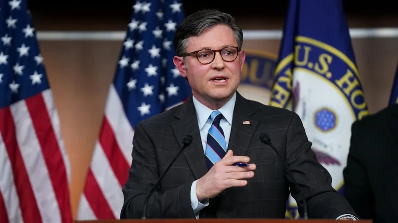 Chủ tịch Hạ viện Mike Johnson. (Nguồn: AFP)