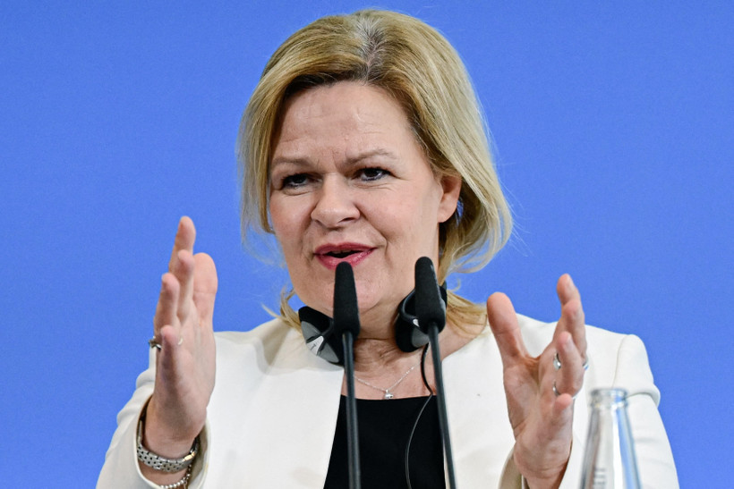 Bộ trưởng Nội vụ Đức Nancy Faeser. (Ảnh: AFP/TTXVN)