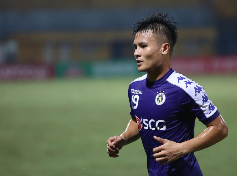 Quang Hải lập cú đúp cho Hà Nội FC. (Ảnh: Nguyên An/Vietnam+)