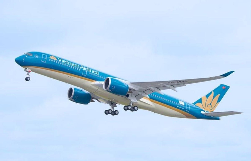 Máy bay của hãng hàng không Vietnam Airlines. (Ảnh: Đức Anh)