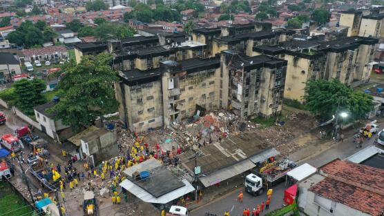 Một vụ sập nhà ở Brazil năm 2023. Ảnh minh họa. (Nguồn: Reuters)