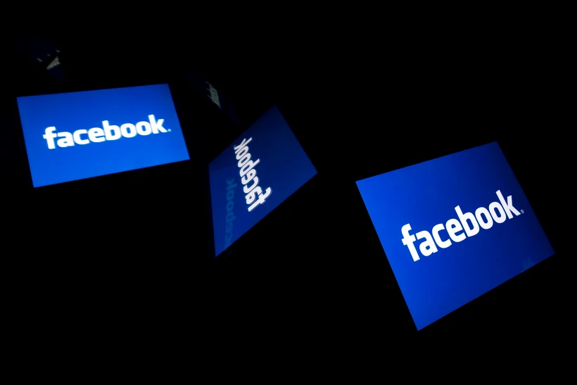 Biểu tượng Facebook. (Ảnh: AFP/TTXVN) 