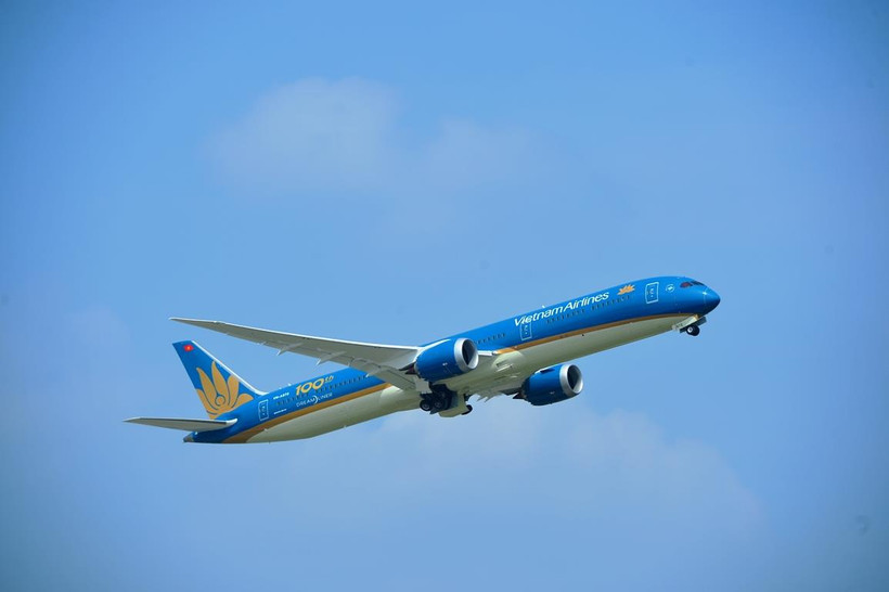 Máy bay của hãng hàng không Vietnam Airlines. (Ảnh: Hoàng Anh/Vietnam+)