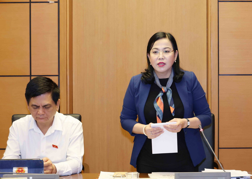 Đại biểu Quốc hội tỉnh Thái Nguyên Nguyễn Thanh Hải phát biểu. (Ảnh: Phương Hoa/TTXVN)