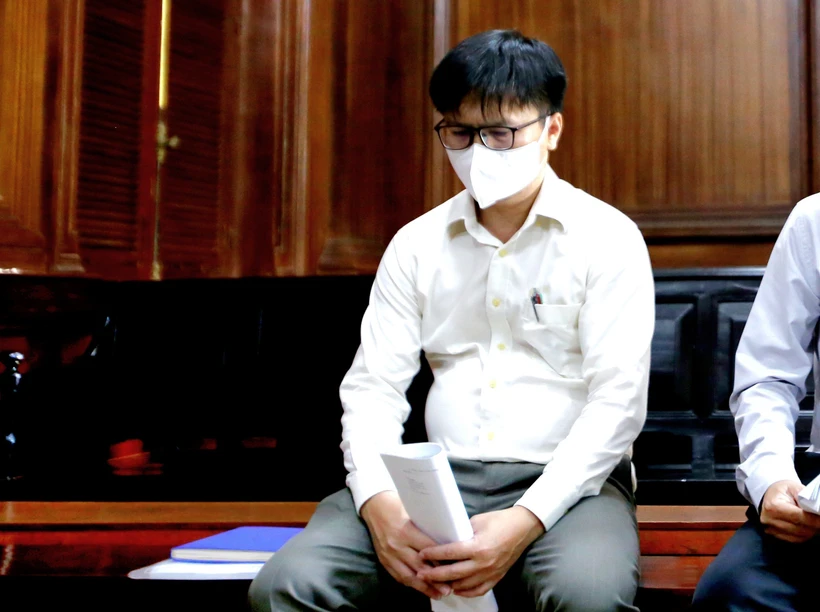 Tuyên phạt bị cáo Nguyễn Văn Tùng 6 năm 6 tháng tù. (Ảnh: Thành Chung/TTXVN)
