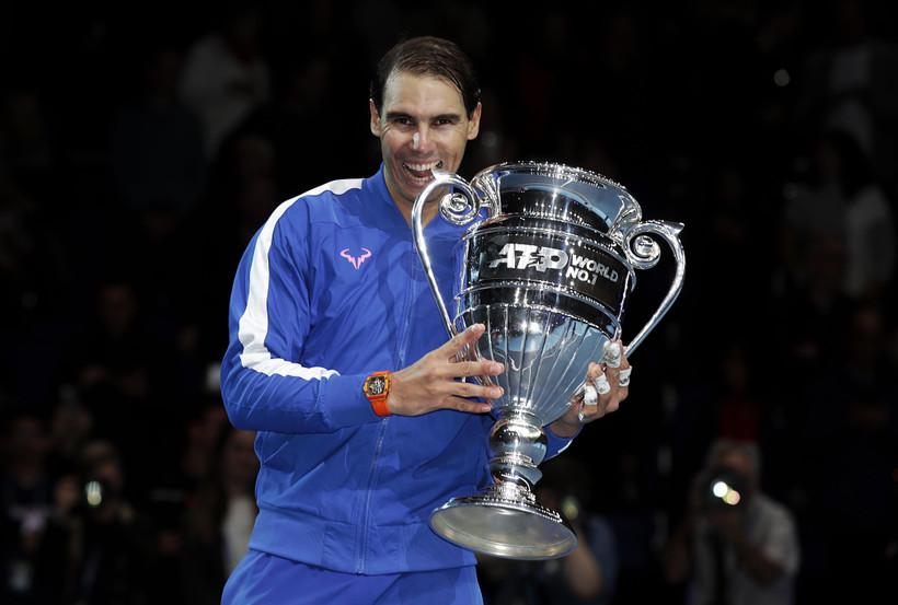 Rafael Nadal kết thúc năm 2019 ở ngôi số 1. (Nguồn: Getty Images)