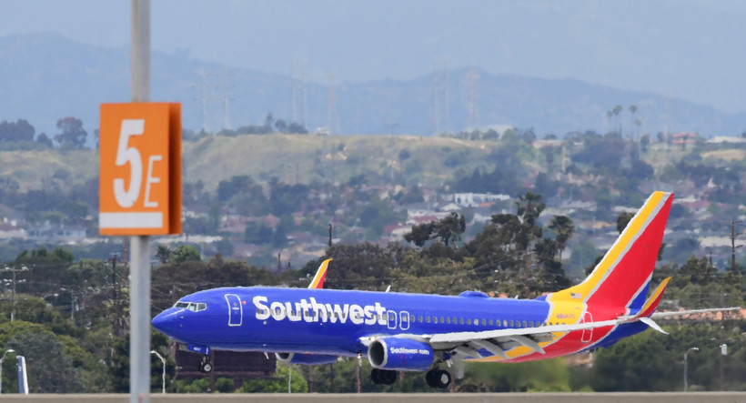 Máy bay của hãng hàng không Southwest Airlines. (Ảnh: AFP/TTXVN)