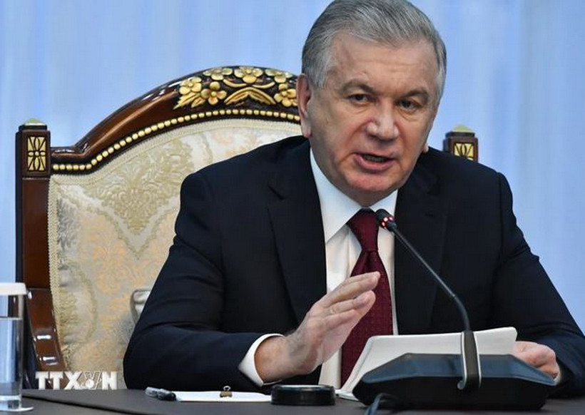 Tổng thống Uzbekistan Shavkat Mirziyoyev. (Ảnh: AFP/TTXVN)