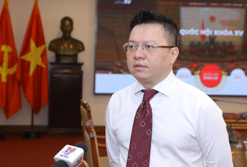 Chủ tịch Hội Nhà báo Việt Nam Lê Quốc Minh. (Ảnh: Văn Điệp/TTXVN)	