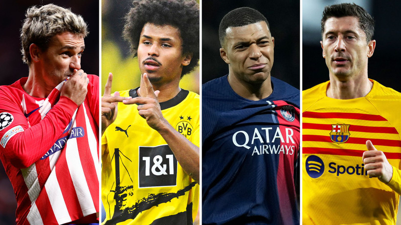 Atletico Madrid đụng độ Borussia Dortmund, còn PSG đối đầu Barcelona. (Nguồn: skysports)