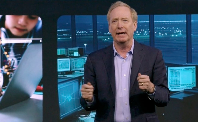 Chủ tịch Tập đoàn công nghệ Microsoft Brad Smith. 
