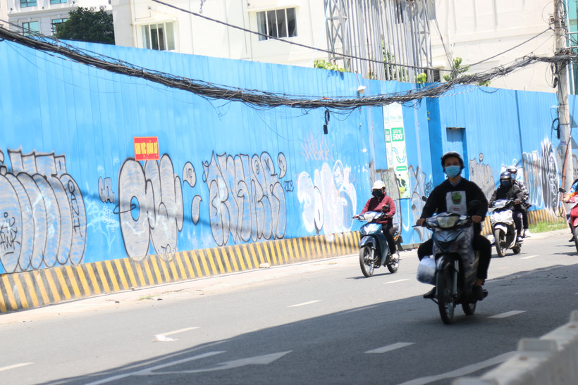 Các khu đất quốc phòng đắc địa tại đường Tôn Đức Thắng. (Ảnh: Xuân Tình/Vietnam+)