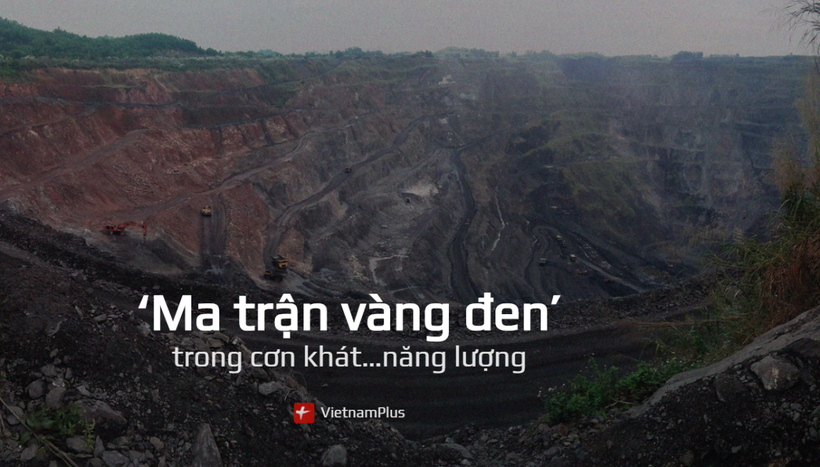 Tác phẩm “Ma trận vàng đen trong cơn khát năng lượng” của báo điện tử Vietnamplus được thể hiện công phu, gây ấn tượng với Ban tổ chức Giải