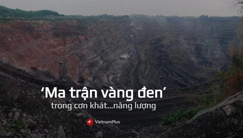 Tác phẩm “Ma trận vàng đen trong cơn khát năng lượng” của báo điện tử Vietnamplus được thể hiện công phu, gây ấn tượng với Ban tổ chức Giải