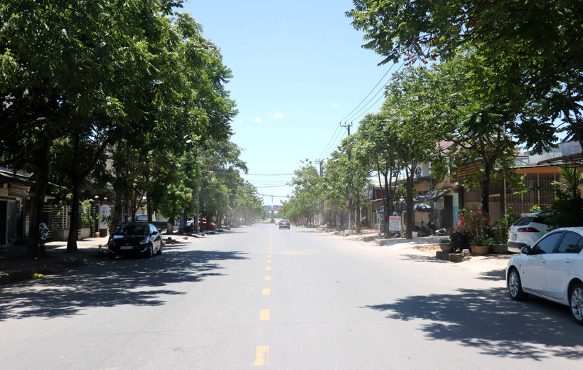 Nắng nóng gay gắt tại Đông Hà, Quảng Trị. (Ảnh: Nguyên Lý/TTXVN)