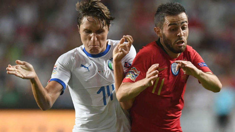 Italy và Bồ Đào Nha có nguy cơ phải đối đầu tranh vé đến Qatar. (Nguồn: Getty Images)