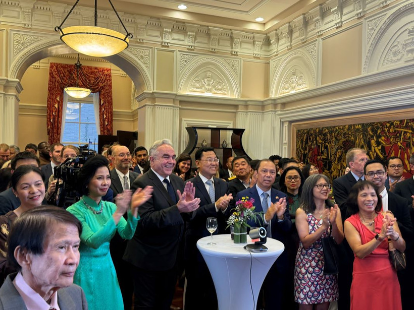 Các đại biểu tham dự tại sự kiện. (Ảnh: Kiều Trang/TTXVN)