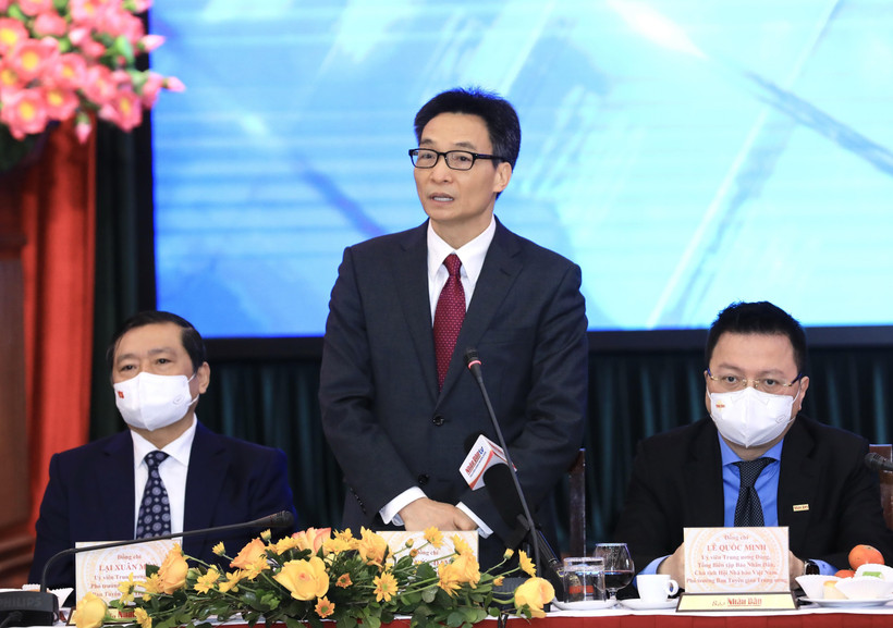 Phó Thủ tướng Vũ Đức Đam phát biểu. (Ảnh: Hoàng Hiếu/TTXVN)