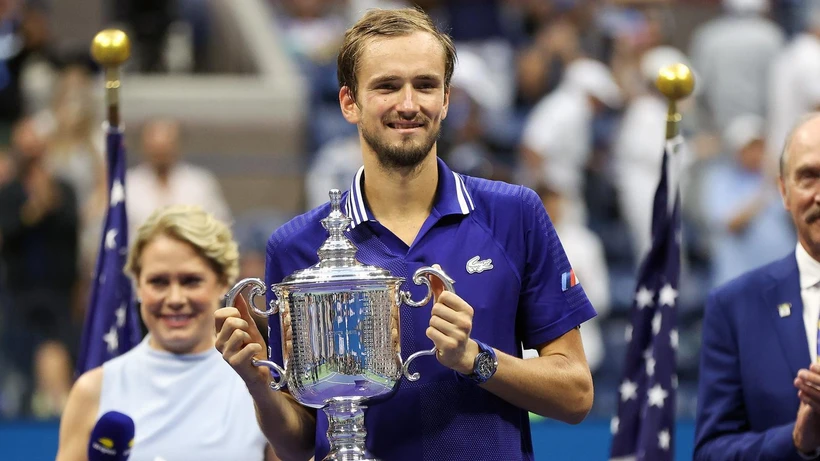Daniil Medvedev lên ngôi US Open 2021. (Nguồn: Getty Images)
