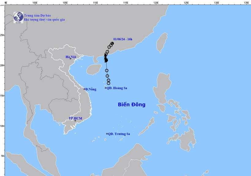 (Nguồn: Trung tâm Dự báo Khí tượng Thủy văn)