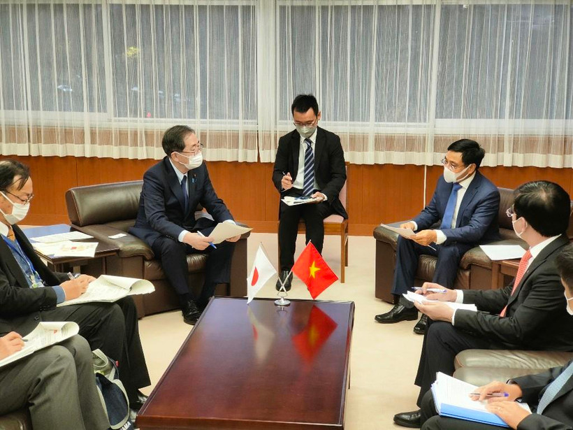 Bộ Giao thông Vận tải tăng cường hợp tác trong lĩnh vực giao thông với Nhật Bản. (Ảnh: CTV/Vietnam+)