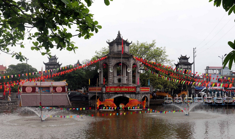 Một góc đền Đồng Xâm. (Ảnh: Vũ Quang/TTXVN)