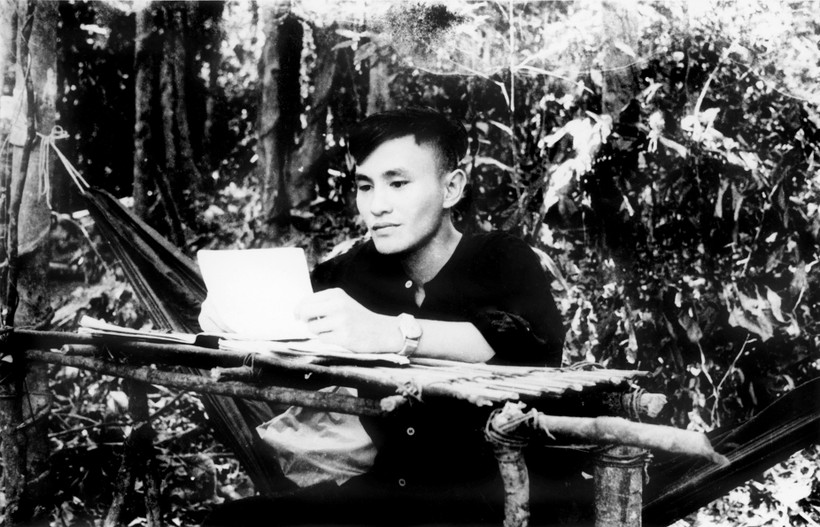 Đồng chí Võ Thế Ái tại chiến khu. (Ảnh: Tư liệu TTXVN)